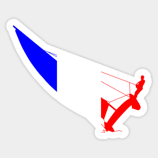 France catamaran trapeze sailing Sticker